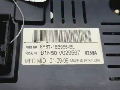 Автозапчастина б/у багатофункційний дисплей для ford fiesta (cb1) trend посилання на oem iam 8a6t18b955bl  