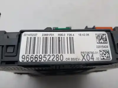 Second-hand car spare part bsi control unit for citroen c3 collection oem iam references 9666952280  
