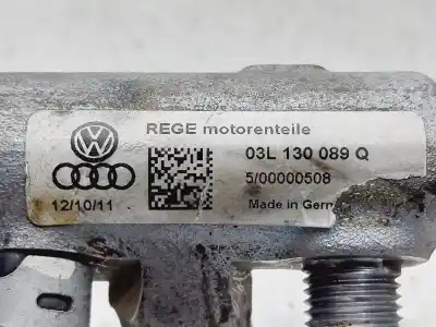 Pezzo di ricambio per auto di seconda mano rampa iniettori per audi a4 b8 (8k2) 2.0 tdi riferimenti oem iam 03l130089q  