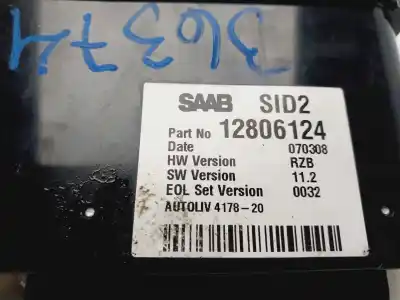 Pièce détachée automobile d'occasion écran Multifonctions pour SAAB 9-5 BERLINA 2.0 T Linear Références OEM IAM 12806124  