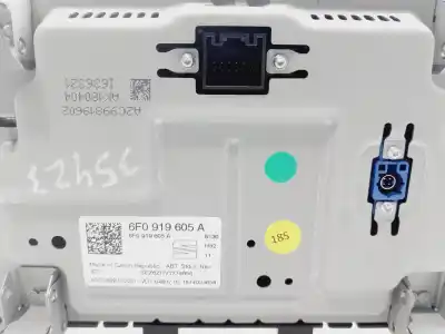 Peça sobressalente para automóvel em segunda mão display gps / multimídia por seat arona fr referências oem iam 6f0919605a