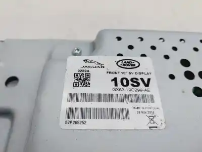 Piesă de schimb auto la mâna a doua ecran display multifuncțional displei pentru jaguar e-pace chequered flag awd 149 cv / 110 kw referințe oem iam gx6319c299ae  