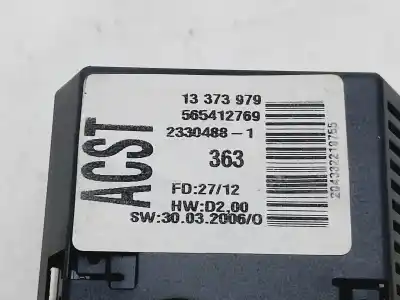 Second-hand car spare part multifunction display for opel corsa d essentia oem iam references 13373979  