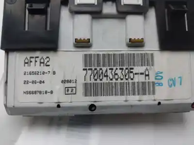 Second-hand car spare part multifunction display for renault kangoo (f/kc0) authentique 4x4 oem iam references 7700436305a  