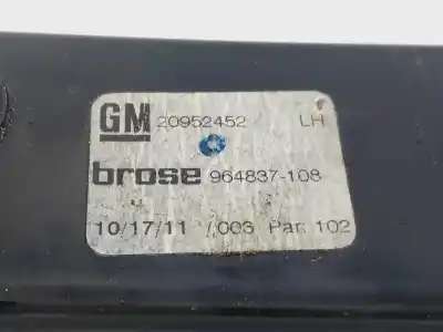 Piesă de schimb auto la mâna a doua mecanism acționare geam fațã stânga pentru opel insignia a sedán (g09) 2.0 cdti (69) referințe oem iam 20952452  