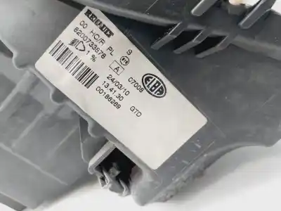 Second-hand car spare part left headlight for dacia sandero ambiance oem iam references 8200733878  