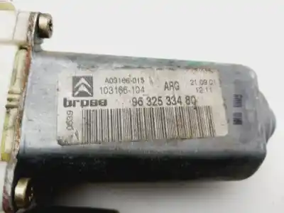 Second-hand car spare part REAR LEFT WINDOW MOTOR for CITROEN C5 BERLINA 2.0 HDi Magic OEM IAM references 9632533480  