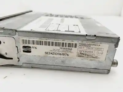 Peça sobressalente para automóvel em segunda mão SISTEMA DE ÁUDIO / RÁDIO CD por SEAT ALHAMBRA (7V9) Reference Referências OEM IAM 7M7035186B  