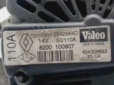 Автозапчасти б/у ГЕНЕРАТОР за RENAULT MEGANE II BERLINA 5P Confort Dynamique ссылки OEM IAM 8200100907  