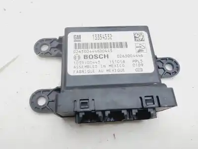 Second-hand car spare part electronic module for opel mokka x selective 140 cv / 103 kw oem iam references 13354532  