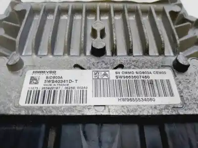 Peça sobressalente para automóvel em segunda mão centralina de motor uce por citroen c4 coupe vts referências oem iam 9663607480  