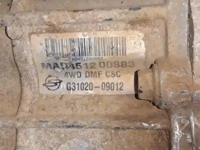 Автозапчастина б/у коробка передач для ssangyong kyron 200 xdi premium 4wd посилання на oem iam g3102009012  5 velocidades