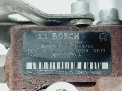 Second-hand car spare part injection pump for peugeot 307 break/sw (s2) sw 109 cv / 80 kw oem iam references 9656300380a  