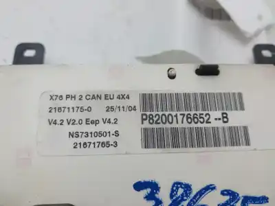 Peça sobressalente para automóvel em segunda mão quadrante por renault kangoo (f/kc0) authentique 4x4 referências oem iam 8200176652b  