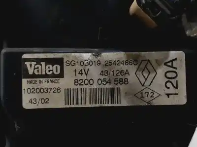 Автозапчасти б/у генератор за renault scenic rx4 (ja0) 1.9 dci salomon ссылки oem iam 8200054588  