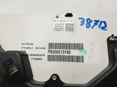 Автозапчасти б/у приборная доска за renault scenic rx4 (ja0) 1.9 dci salomon ссылки oem iam 8200213795  