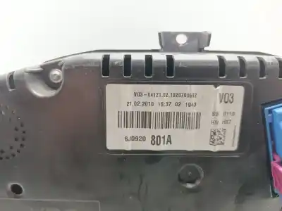 Peça sobressalente para automóvel em segunda mão quadrante por seat ibiza (6j5) reference referências oem iam 6j0920801a