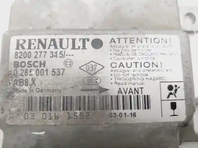 Second-hand car spare part airbag control unit for renault clio ii fase ii (b/cb0) billabong oem iam references 8200277315  