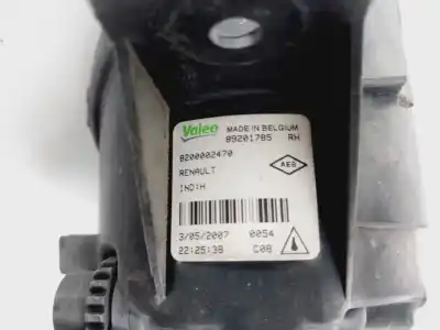 Peça sobressalente para automóvel em segunda mão farol / projetor de nevoeiro direito por renault clio iii imusic confort dynamique referências oem iam 8200002470