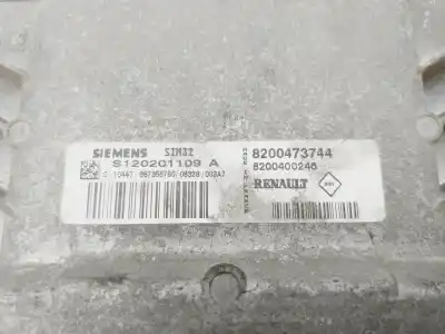 Автозапчасти б/у блок управления двигателем за renault clio ii fase ii (b/cb0) campus ссылки oem iam 8200473744  