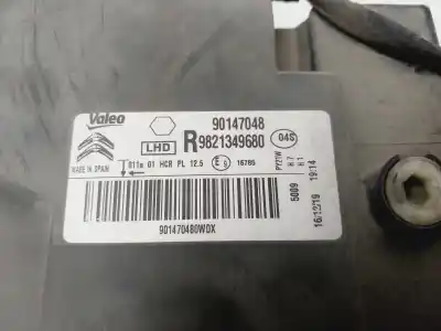Pezzo di ricambio per auto di seconda mano FARO ANTERIORE DESTRO per CITROEN C4 CACTUS  Riferimenti OEM IAM 9821349680  
