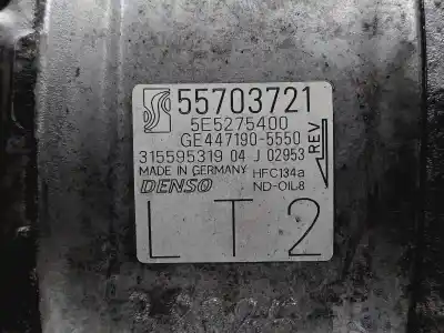 Second-hand car spare part air conditioning compressor for opel corsa d cosmo oem iam references 55703721  