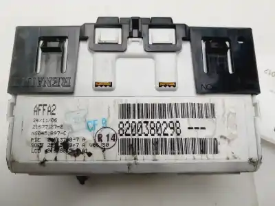 Pezzo di ricambio per auto di seconda mano display multifunzione per renault clio ii fase ii (b/cb0) campus riferimenti oem iam 8200380298  
