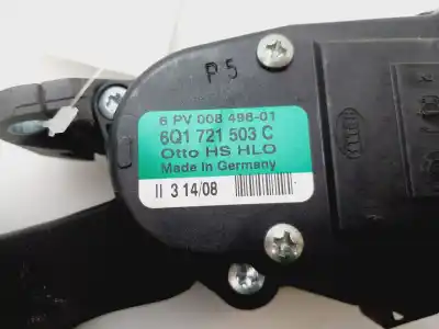 Автозапчасти б/у педальный потенциометр за seat ibiza iv (6j5, 6p1) 1.4 ссылки oem iam 6q1721503c  