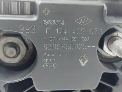 Gebrauchtes Autoersatzteil lichtmaschine zum renault scénic iii (jz0/1_) 1.6 16v (jz0u, jz1b) oem-iam-referenzen 8200660025a  