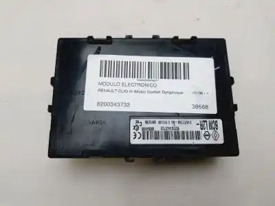 Second-hand car spare part electronic module for renault clio iii imusic confort dynamique oem iam references 8200343732  