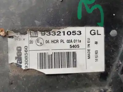 Peça sobressalente para automóvel em segunda mão farol / farolim direito por opel meriva enjoy referências oem iam 93321053  