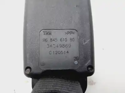 Second-hand car spare part right rear seat belt buckle for citroen c3 tonic oem iam references 9684561080