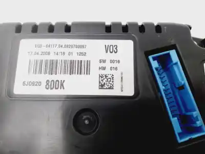 Автозапчастина б/у панель інструментів для seat ibiza iv (6j5, 6p1) 1.4 посилання на oem iam 6j0920800k  