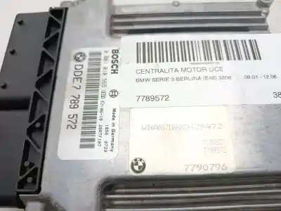 Second-hand car spare part ecu engine control for bmw serie 3 berlina (e46) 320d oem iam references 7789572  