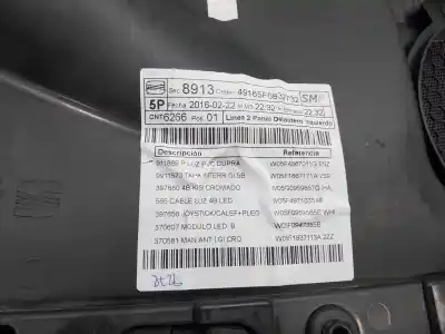 Автозапчастина б/у оббірка передніх дверей ліва для seat leon (5f1) cupra 290 посилання на oem iam 5f4867131  