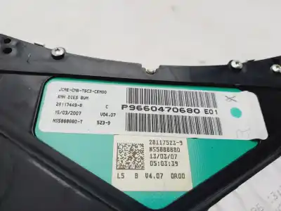 Автозапчастина б/у панель інструментів для peugeot 307 break/sw (s2) sw 90 cv / 66 kw посилання на oem iam 9660470680  