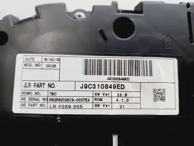 Peça sobressalente para automóvel em segunda mão quadrante por jaguar e-pace se awd 150 cv / 110 kw referências oem iam j9c310849ed  