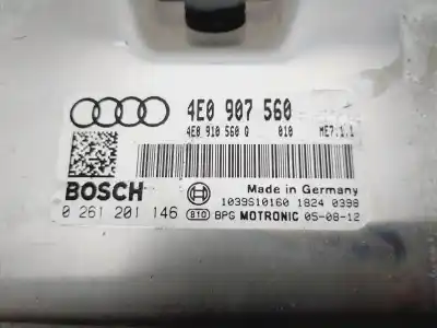 Автозапчастина б/у ебу контролер двигуна для audi a8 (4e2) 4.2 quattro посилання на oem iam 4e0907560  