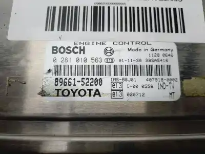 Second-hand car spare part ecu engine control for toyota yaris (ncp1/nlp1/scp1) 1.4 d-4d linea luna oem iam references 8966052270  