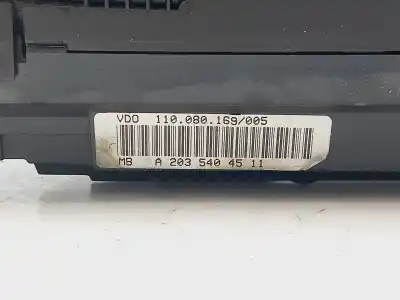 Recambio de automóvil de segunda mano de cuadro instrumentos para mercedes-benz clase c (w203) sportcoupe c 220 cdi (203.706) 143 cv / 105 kw referencias oem iam a2035404511  