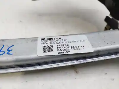 Автозапчастина б/у регулятор скла заднього правого для ford mondeo berlina (ca2) titanium (09.2010->) 140 cv / 103 kw посилання на oem iam 7s71a27000bk  