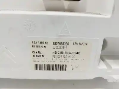 Peça sobressalente para automóvel em segunda mão quadrante por peugeot 308 access referências oem iam 9807588280  