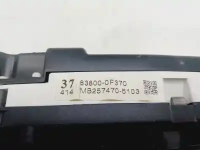 Peça sobressalente para automóvel em segunda mão quadrante por toyota verso advance referências oem iam 838000f370  
