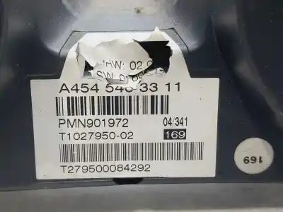 Автозапчастина б/у панель інструментів для smart forfour (454) 1.5 cdi (454.001) посилання на oem iam a4545403311  