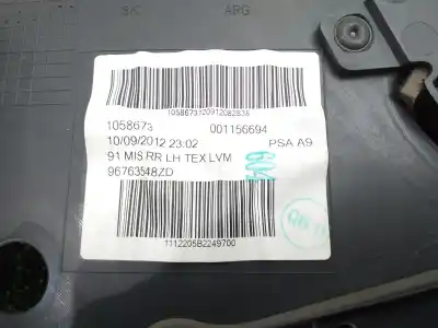 Peça sobressalente para automóvel em segunda mão forra / revestimento da porta traseira esquerda por peugeot 208 active referências oem iam 96763548zd
