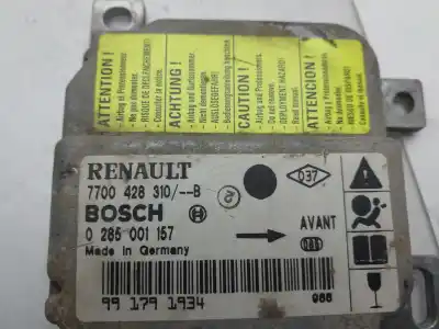 Автозапчастина б/у блок управління подушками безпеки для renault clio ii fase i (b/cbo) 1.9 d alize посилання на oem iam 7700428310  