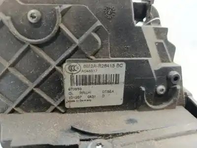 Автозапчастина б/у замок дверей заднього лівого для ford mondeo berlina (ca2) titanium (09.2010->) 140 cv / 103 kw посилання на oem iam 6m2ar26413bc  