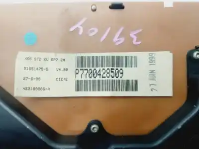 Pezzo di ricambio per auto di seconda mano pannello degli strumenti per renault clio ii fase i (b/cbo) 1.9 d alize riferimenti oem iam 7700428509