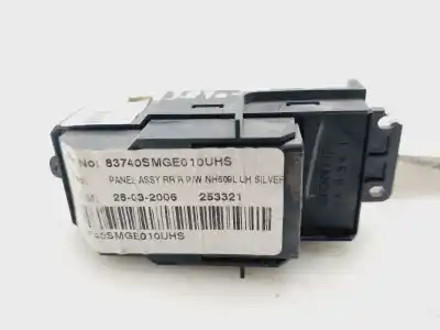 Second-hand car spare part rear right power window switch for honda civic berlina 5 (fk) 2.2 i-ctdi comfort oem iam references 83740smge010  