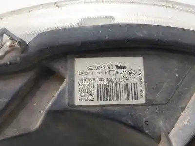 Автозапчасти б/у левая фара за RENAULT KANGOO (F/KC0) Authentique 64 CV / 47 KW ссылки OEM IAM 8200236590  